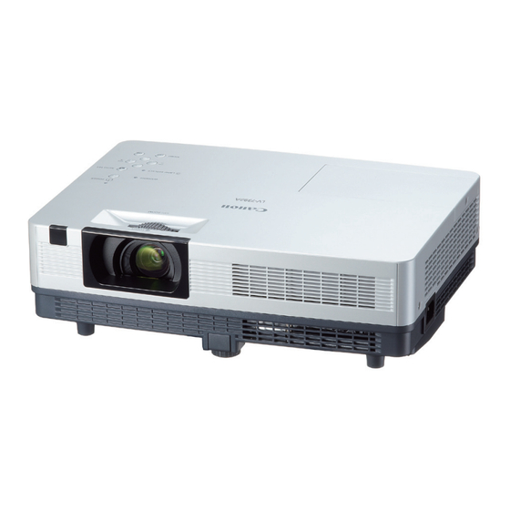 Canon LV-7297M LCD Projector Manuals