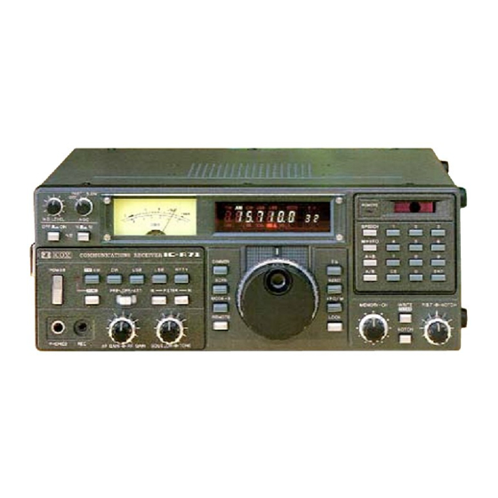 Icom IC-R71 Service Manual