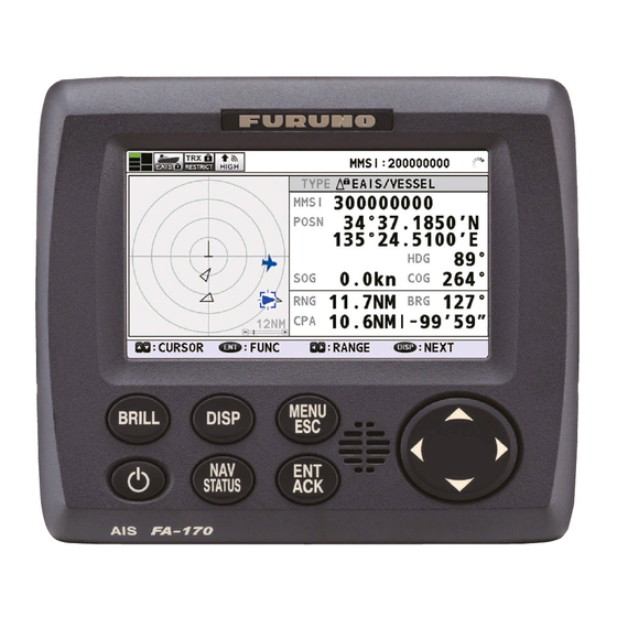 Furuno FA-170 Operator's Manual