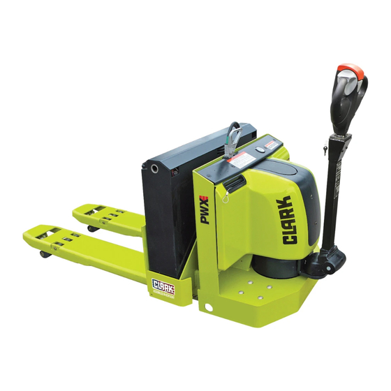 Clark PWXE 30 Operator's Manual