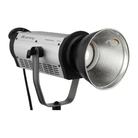 Genaray Powerhouse Daylight LED Monolight Manuals