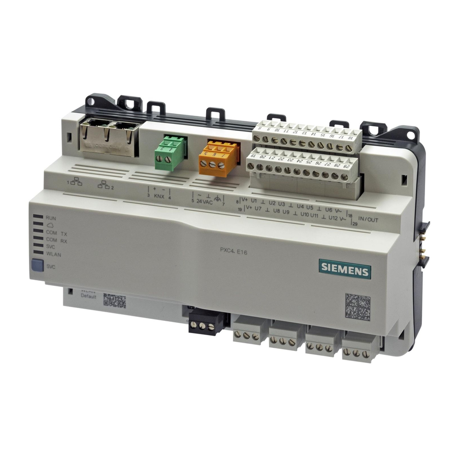 Siemens S55375-C108 Manual