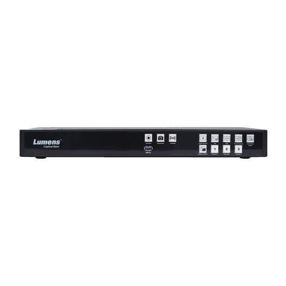 Lumens LC200 Quick Installation Manual