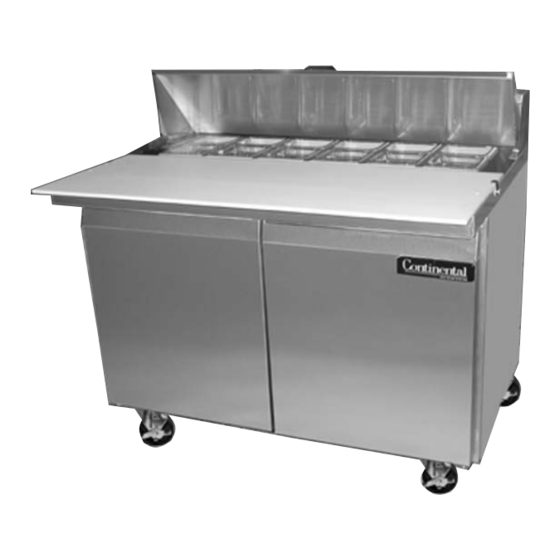 Continental Refrigerator SW27-8C Specifications