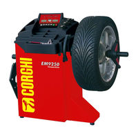 Corghi CompactLine EM 9250 Operator's Manual