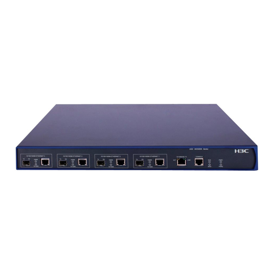 H3C WX5004 Installation Manual