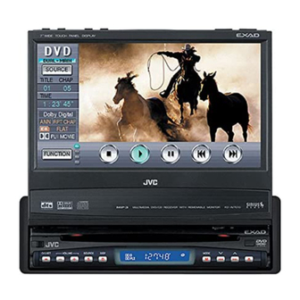 JVC KD-AV7010 - DVD Player With LCD Monitor Manuals