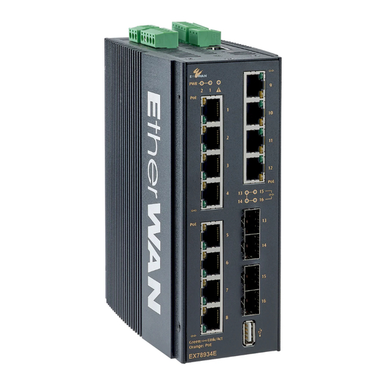 EtherWAN EX78900E Series Installation Manual