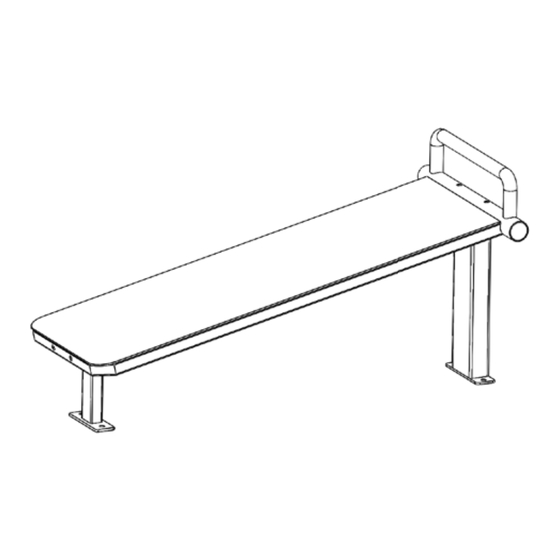 Trojan OUTDOOR CORE BENCH User Manual