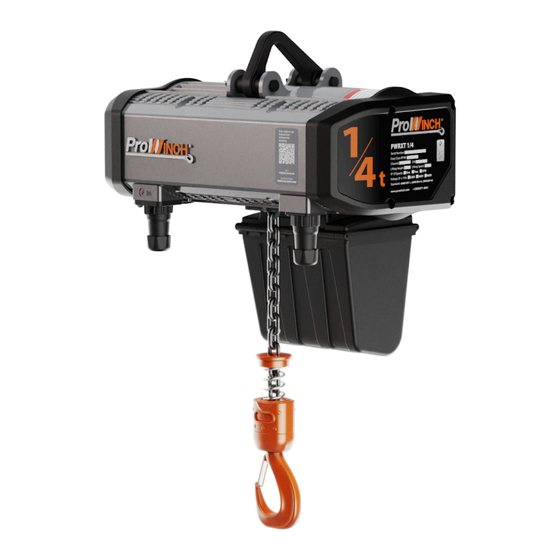 Prowinch PWRX User Manual