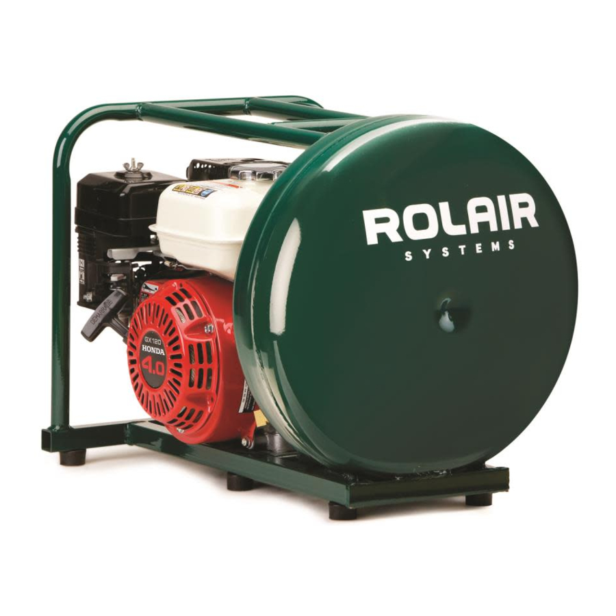 Rolair GD5000PV5H - PORTABLE AIR COMPRESSOR Manual
