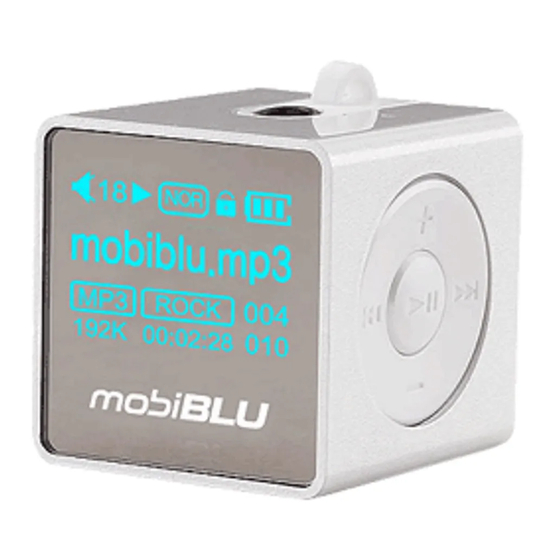 MobiBlu DAH-1500i Portable MP3 Player Manuals