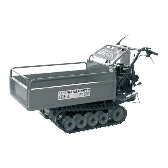 IBEA IBT 500 Series User And Maintenance Manual