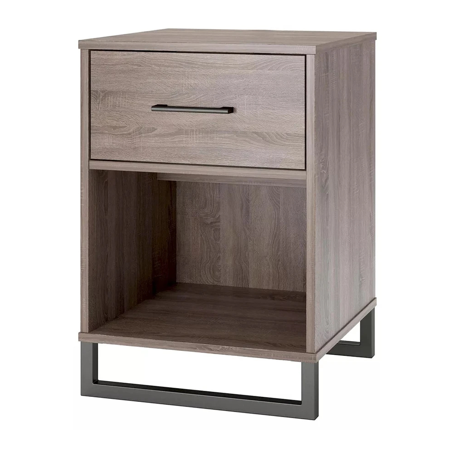 Target modern 2024 nightstand instructions