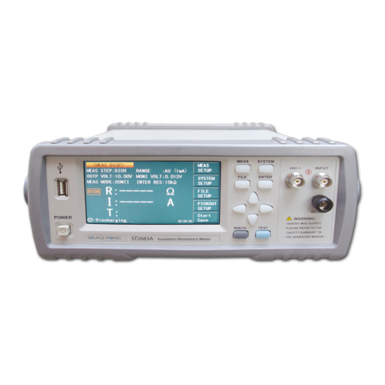 Sourcetronic ST2683A Manual