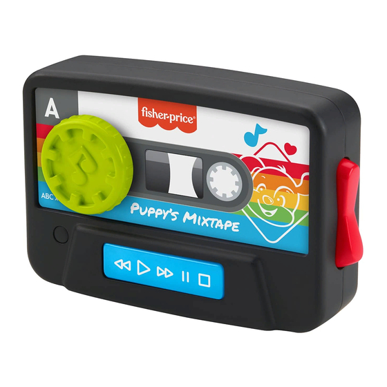 Fisher-Price Laugh&Learn Puppy's Mixtape Quick Start Manual