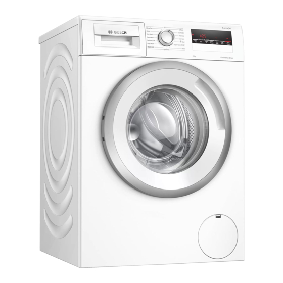 Bosch WAN28281GB Washing Machine Manuals