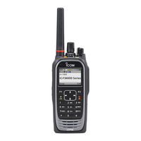 Icom IC-F4400DP Series Instructions