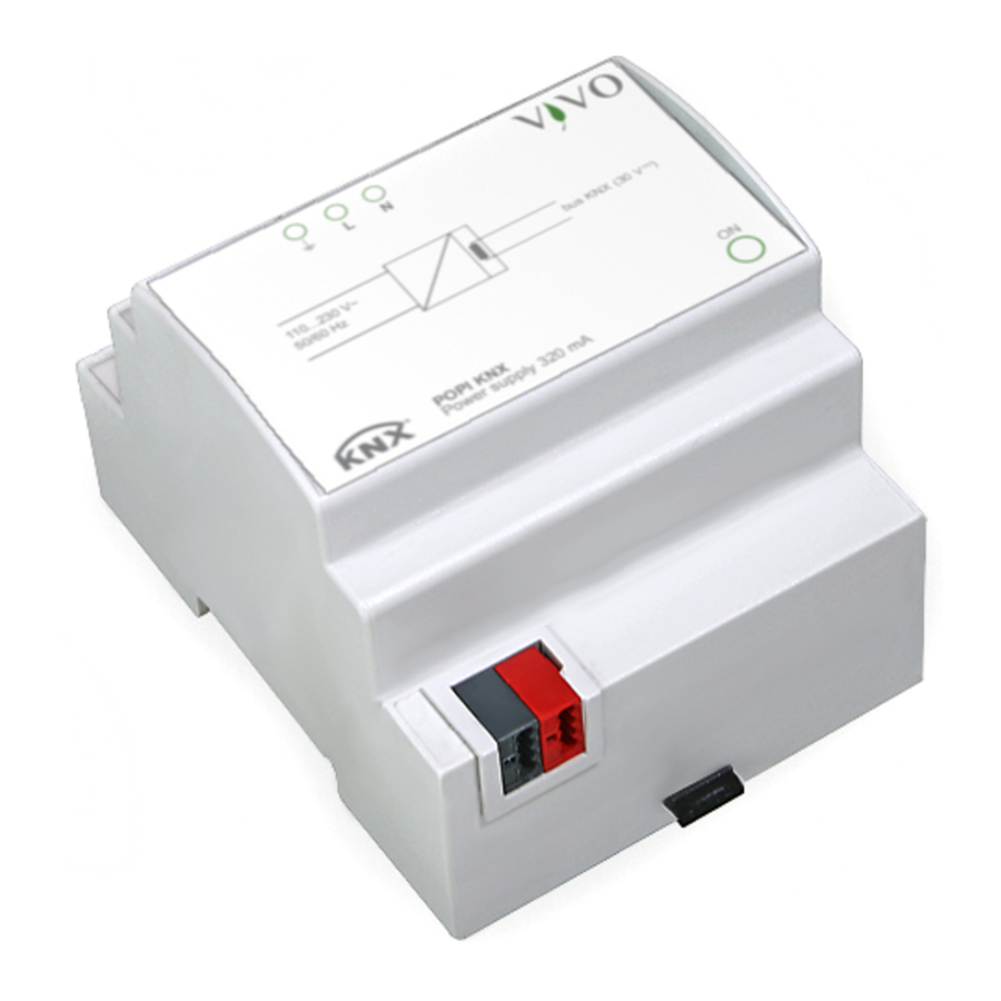 Vivo Buri Power supply KNX 160/320/640mA Manual