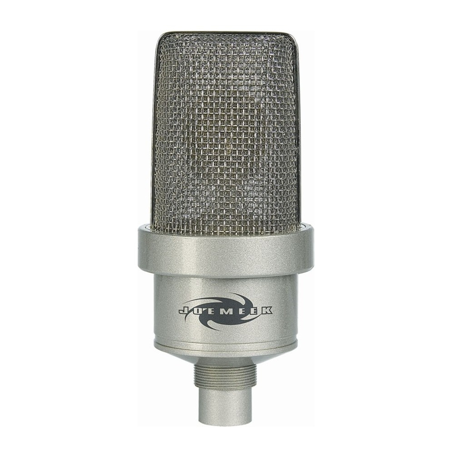 Joemeek JM37, JM37DP - Microphones Manual