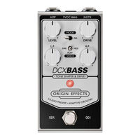 Origin Effects DCX BASS Owner's Manual