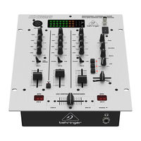 Behringer Pro Mixer DX626 Quick Start Manual