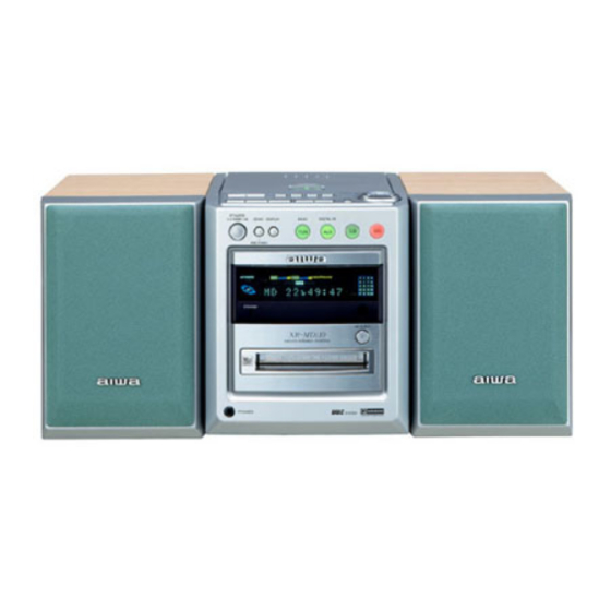 Aiwa XR-MD110 Service Manual