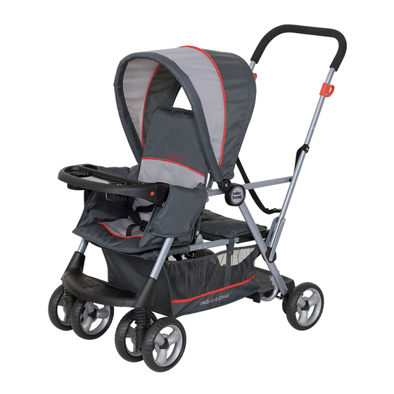 Sit n stand hot sale double stroller manual