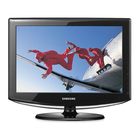 SAMSUNG LN19A330 19" LCD TV USER MANUAL Pdf Download ManualsLib