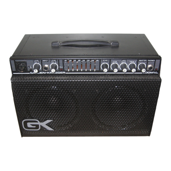 GALLIENKRUEGER 200MV OPERATING INSTRUCTIONS MANUAL Pdf Download