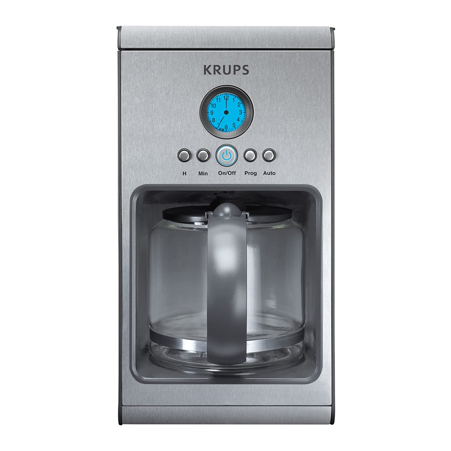 Krups KM1000 Manual 