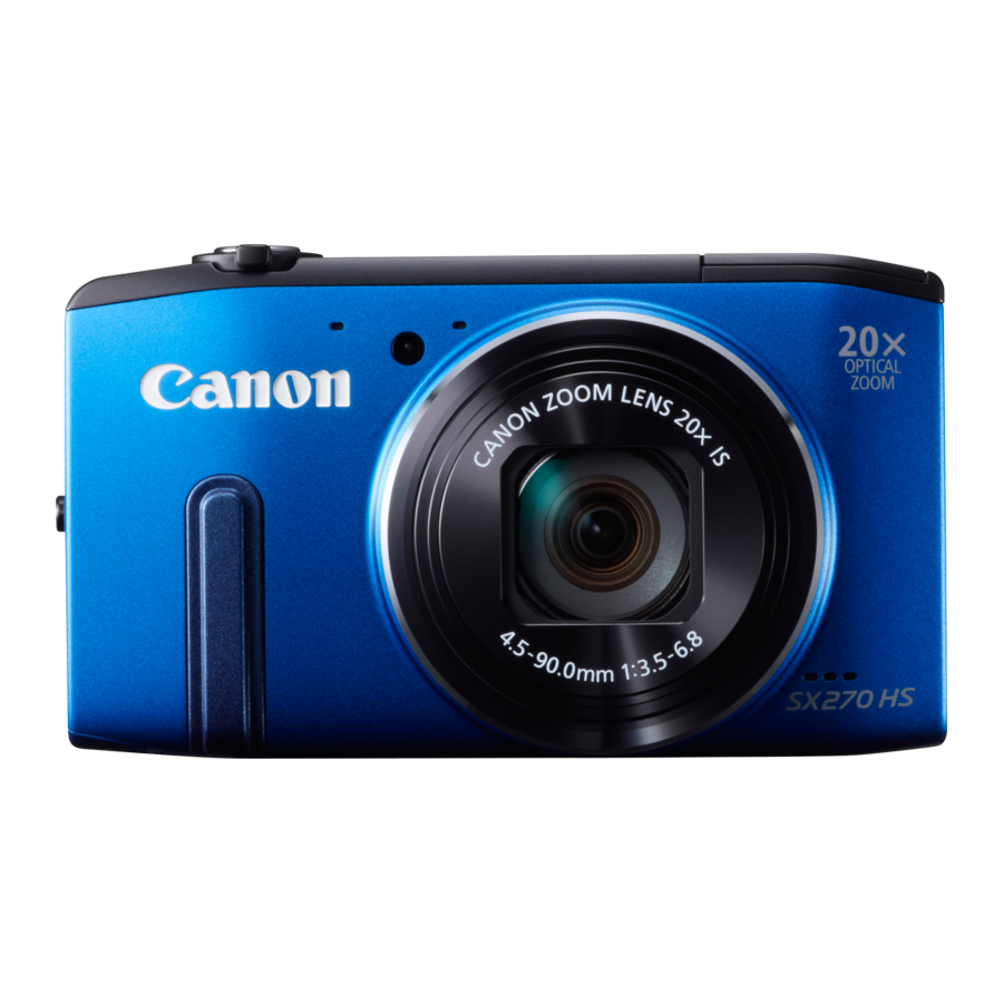 Canon PowerShot SX280 HS User Manual