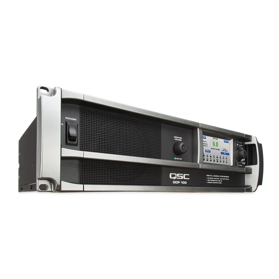 QSC DCP 100 USER MANUAL Pdf Download ManualsLib