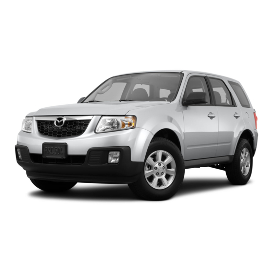 Mazda Tribute Owner's Manual