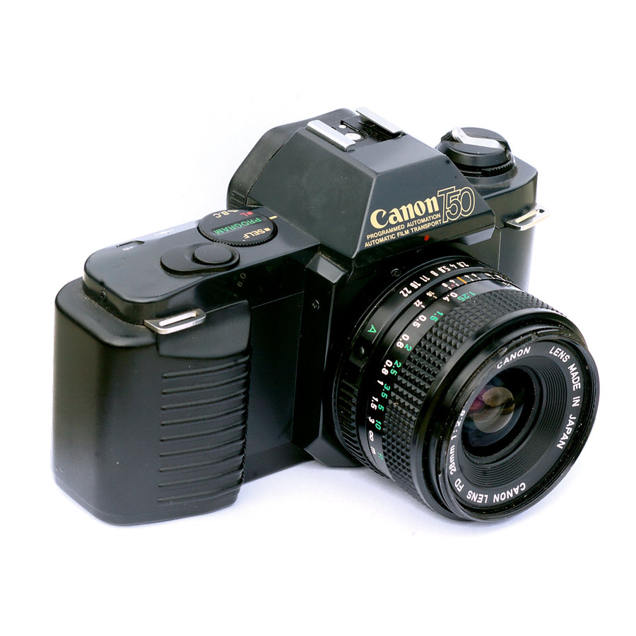 User Guide Canon T50 1982 Camera Instruction Manual 