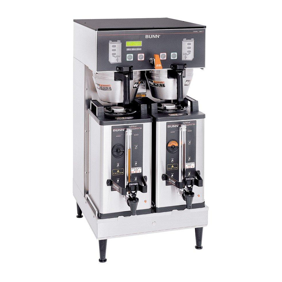 BUNN SINGLE SH DBC PROGRAMMING MANUAL 
