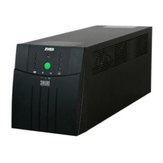 Ever SINLINE XL 1800 Instruction Manual
