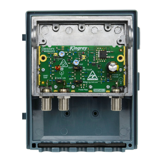 Kingray Edge MHW43FS Manual