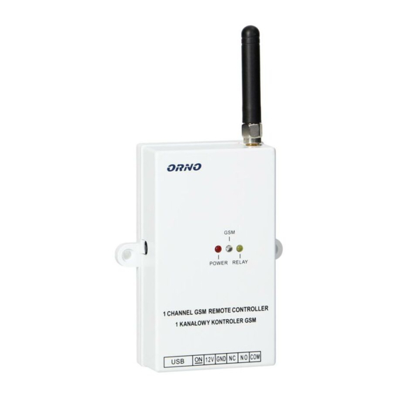 Orno OR-GB-449 Installation Manual