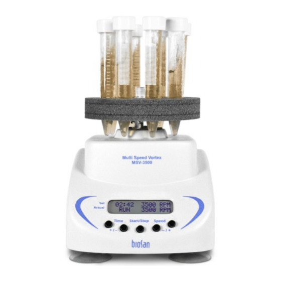 Biosan Vortex MSV-3500 Service Manual