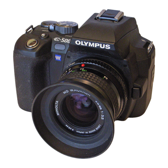 Olympus EVOLT E-500 Digital SLR Specifications
