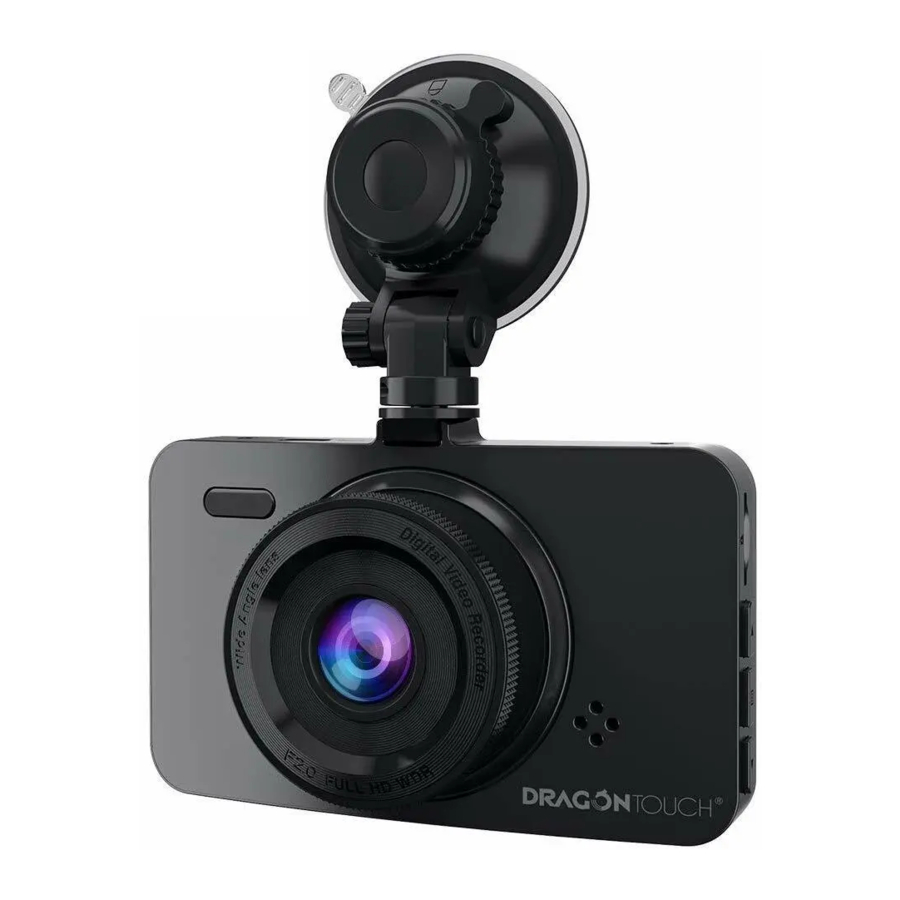 User Manuals: Dragon Touch D1 Car Dashboard Camera