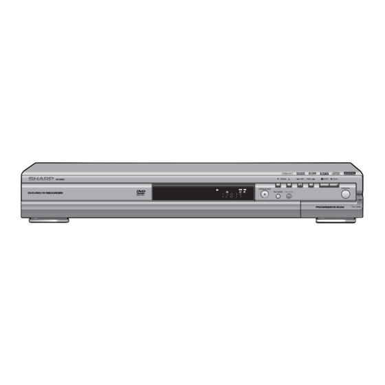 Sharp DV-SR84RU Operation Manual