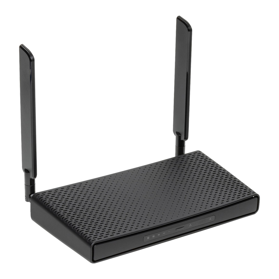 MikroTik hAP ac3 Quick Start Manual