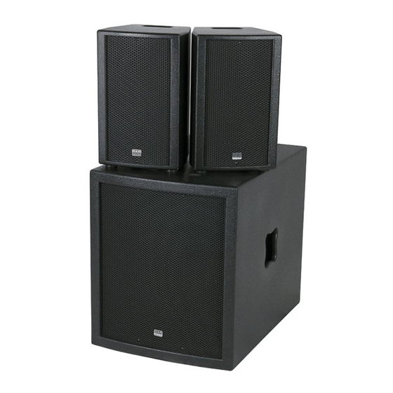 DAPAudio Pure Club 15 with DSP Manual