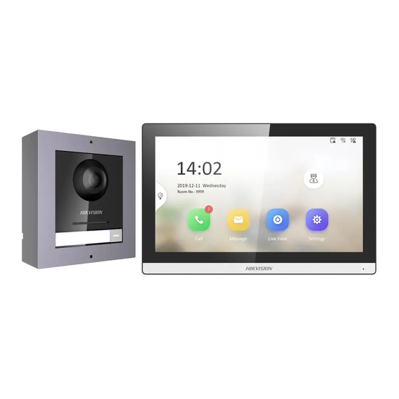 HIKVISION DS-KH6350-WTE1/Europe BV Configuration Manual
