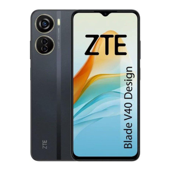 Zte Blade V40 Design Quick Start Manual