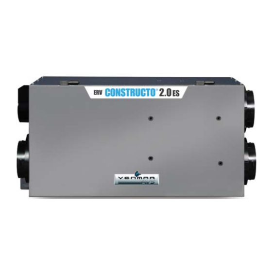 Venmar HRV CONSTRUCTO 2.0ES User Manual