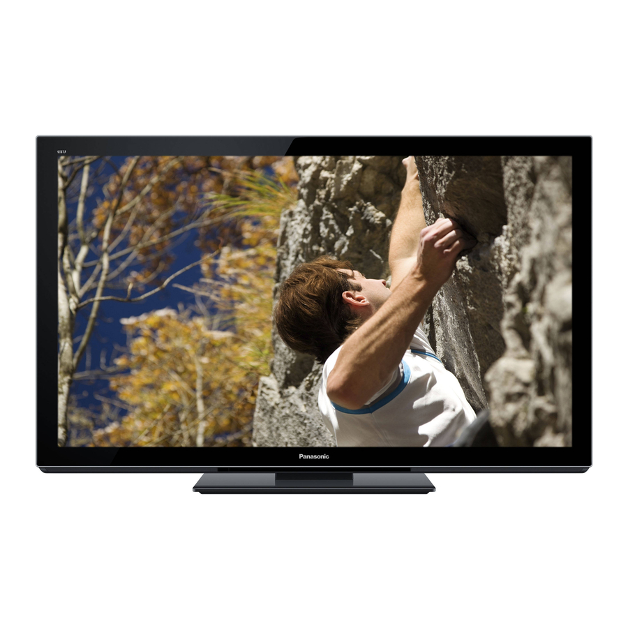 Panasonic TX-P65VT30E Operating Instructions Manual