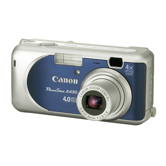 Canon PowerShot A430 User Manual